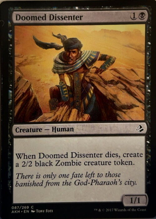 Doomed Dissenter  magic card collectible - Main Image 3