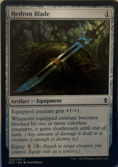 Hedron Blade  magic card collectible - Main Image 2