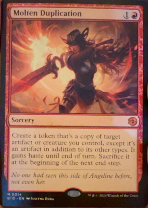 Molten Duplication  magic card collectible - Main Image 3