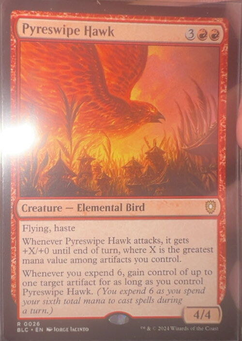 Pyreswipe Hawk  magic card collectible - Main Image 3