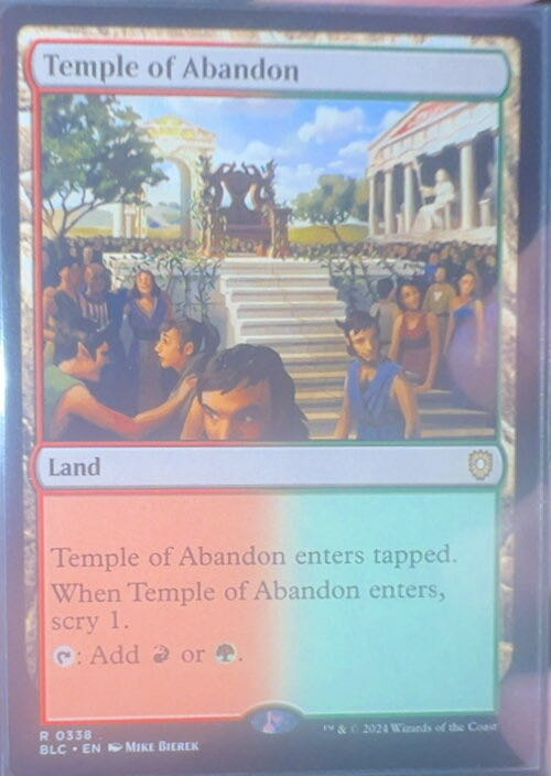 Temple of Abandon  magic card collectible - Main Image 3