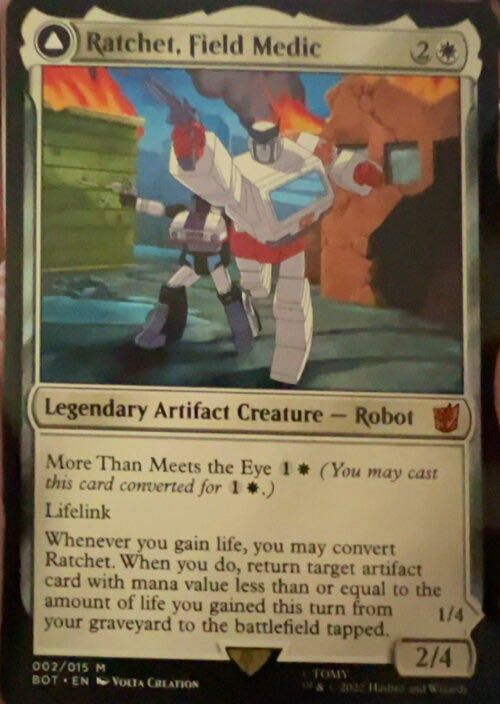 Ratchet, Field Medic // Ratchet, Rescue Racer  magic card collectible - Main Image 3