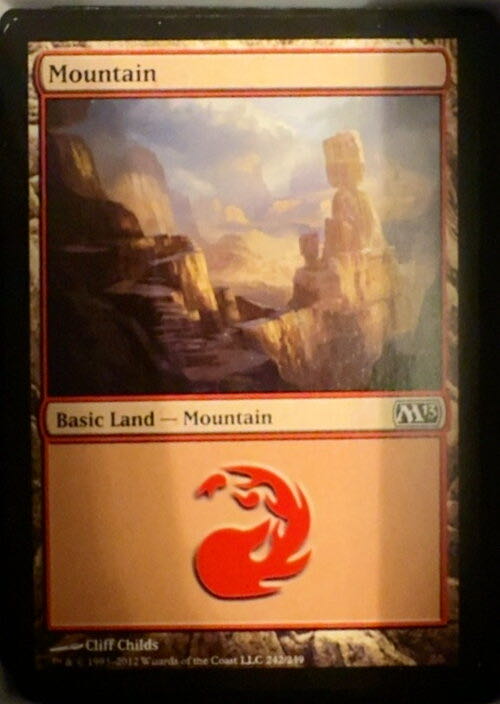 Mountain  magic card collectible - Main Image 2