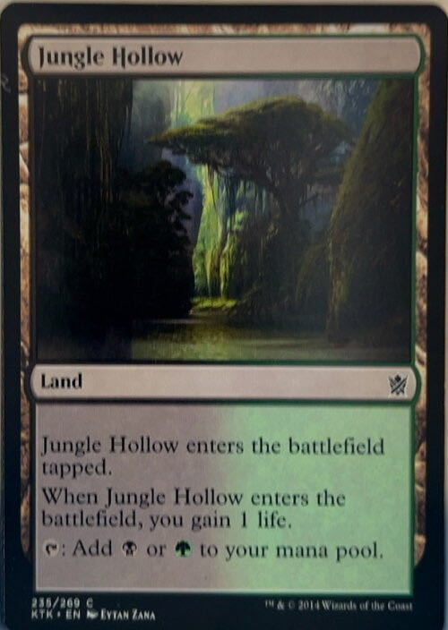 Jungle Hollow  magic card collectible - Main Image 2