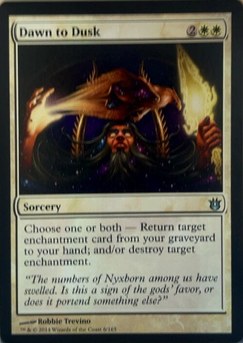 Dawn to Dusk  magic card collectible - Main Image 2