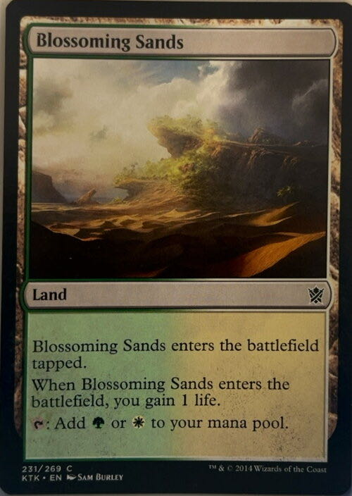 Blossoming Sands  magic card collectible - Main Image 3