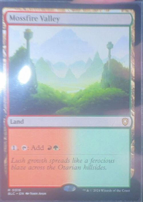 Mossfire Valley  magic card collectible - Main Image 3