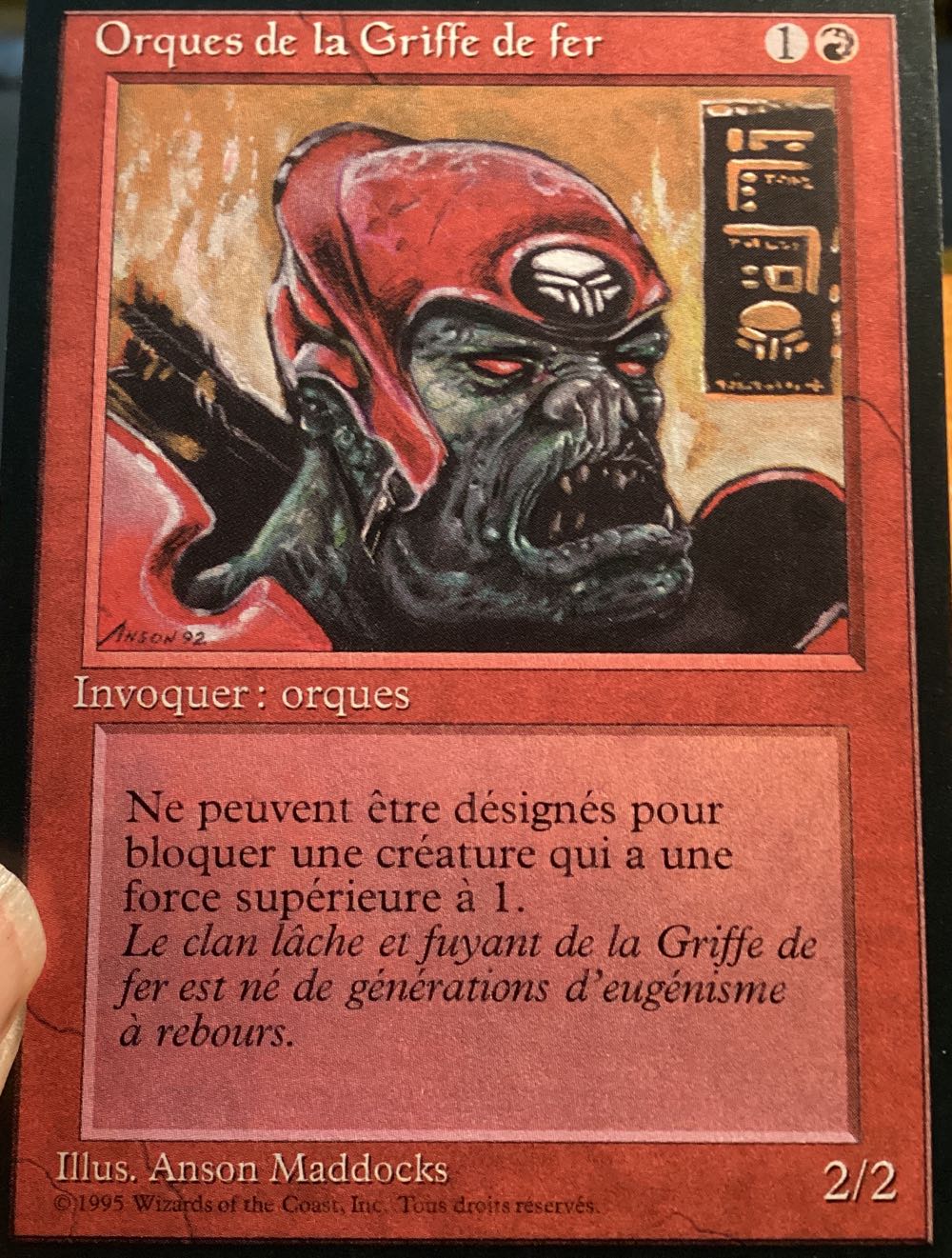 Ironclaw Orcs  magic card collectible - Main Image 2