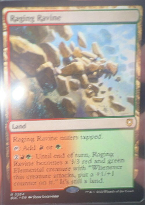 Raging Ravine  magic card collectible - Main Image 3