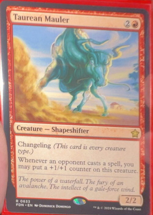 Taurean Mauler  magic card collectible - Main Image 2