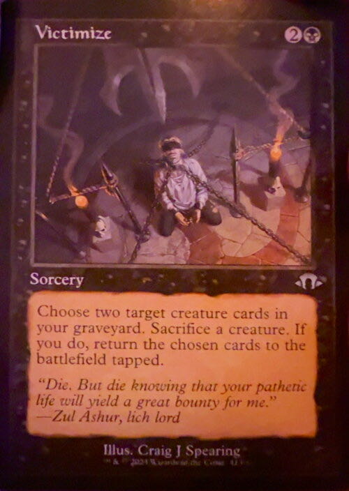 Victimize  magic card collectible - Main Image 3
