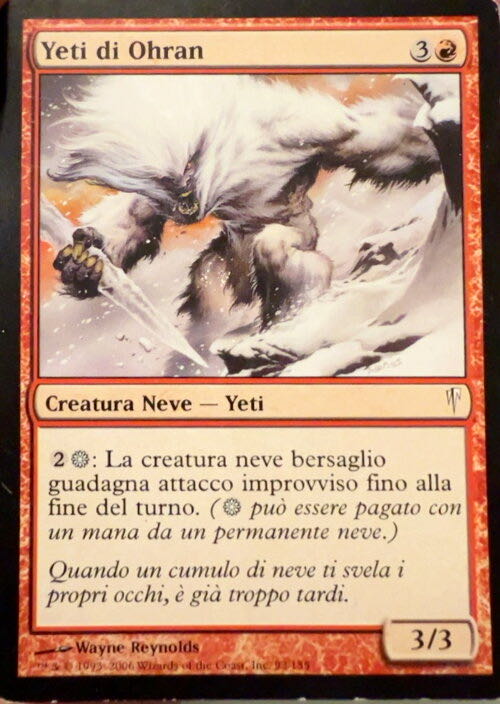 Ohran Yeti  magic card collectible - Main Image 3