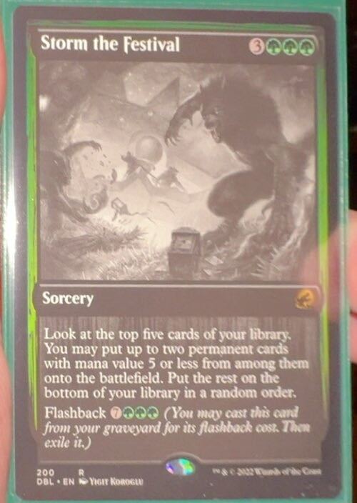 Storm the Festival  magic card collectible - Main Image 2