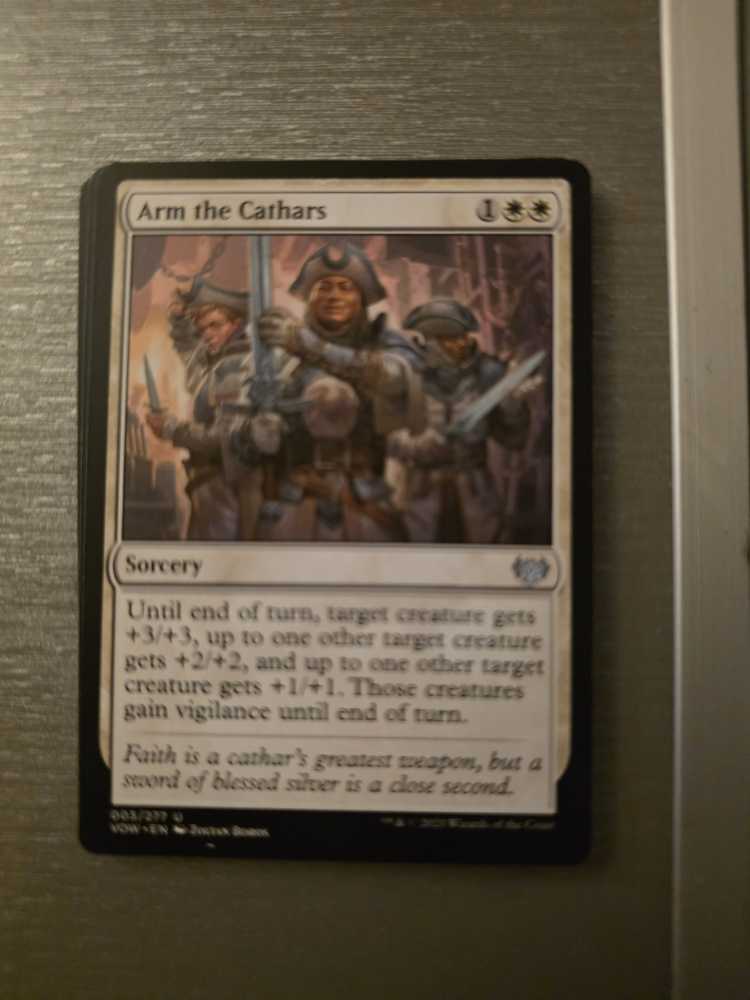Arm the Cathars  magic card collectible - Main Image 2