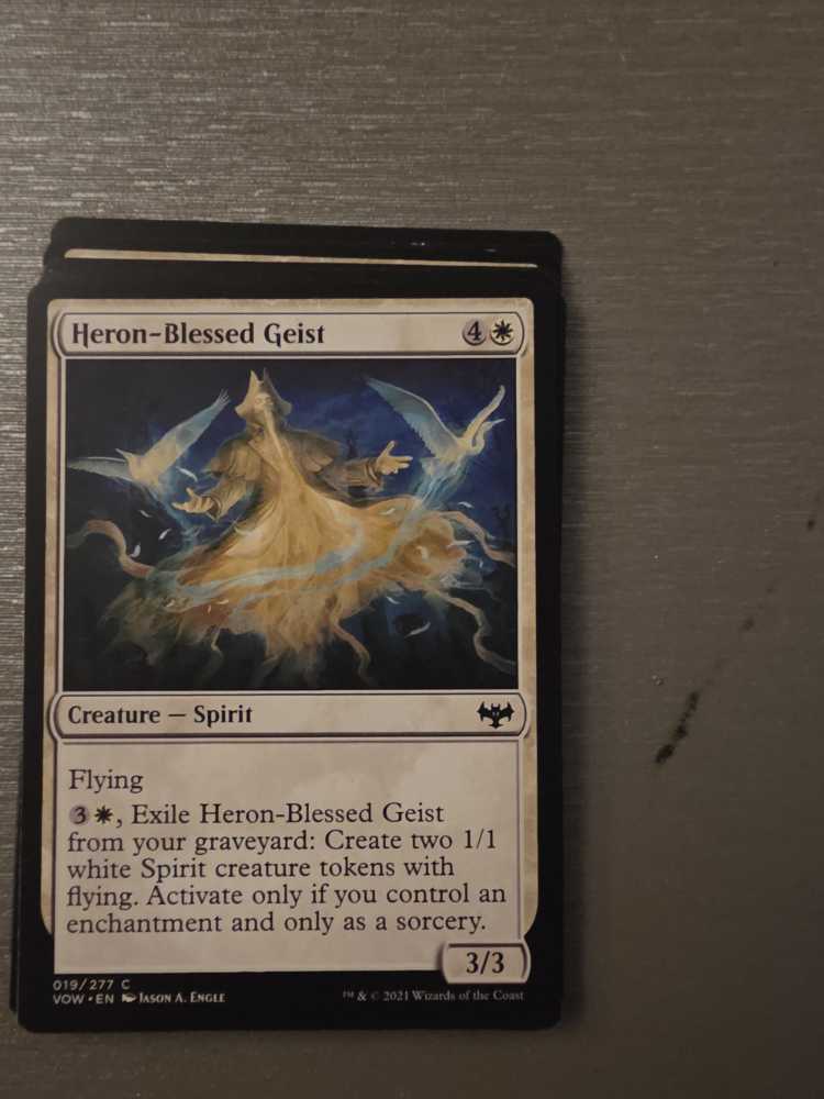 Heron-Blessed Geist  magic card collectible - Main Image 2