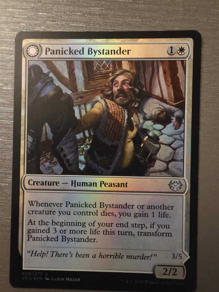 Panicked Bystander // Cackling Culprit  magic card collectible - Main Image 2