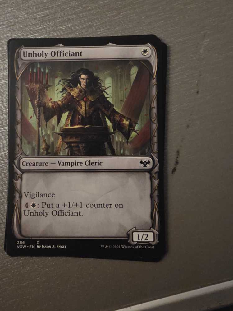 Unholy Officiant  magic card collectible - Main Image 2