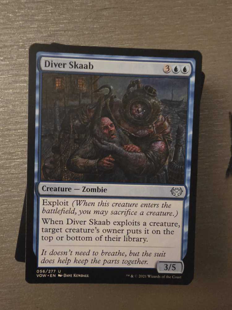 Diver Skaab  magic card collectible - Main Image 2