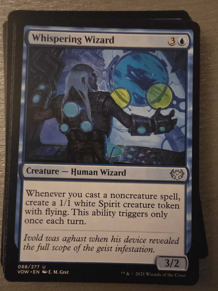 Whispering Wizard  magic card collectible - Main Image 2
