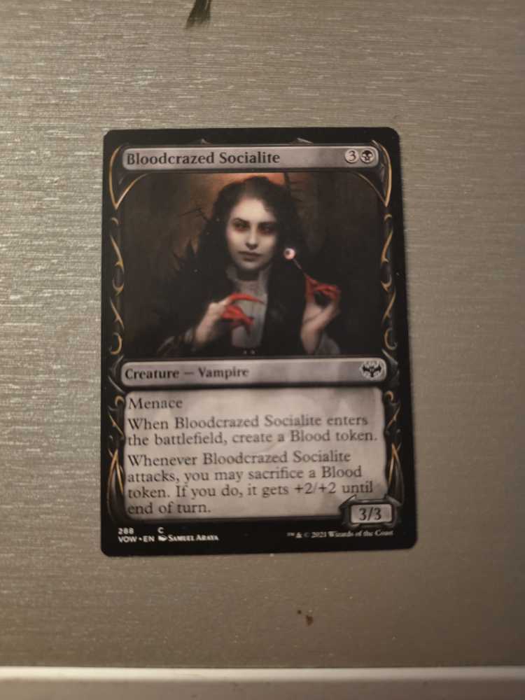 Bloodcrazed Socialite  magic card collectible - Main Image 2