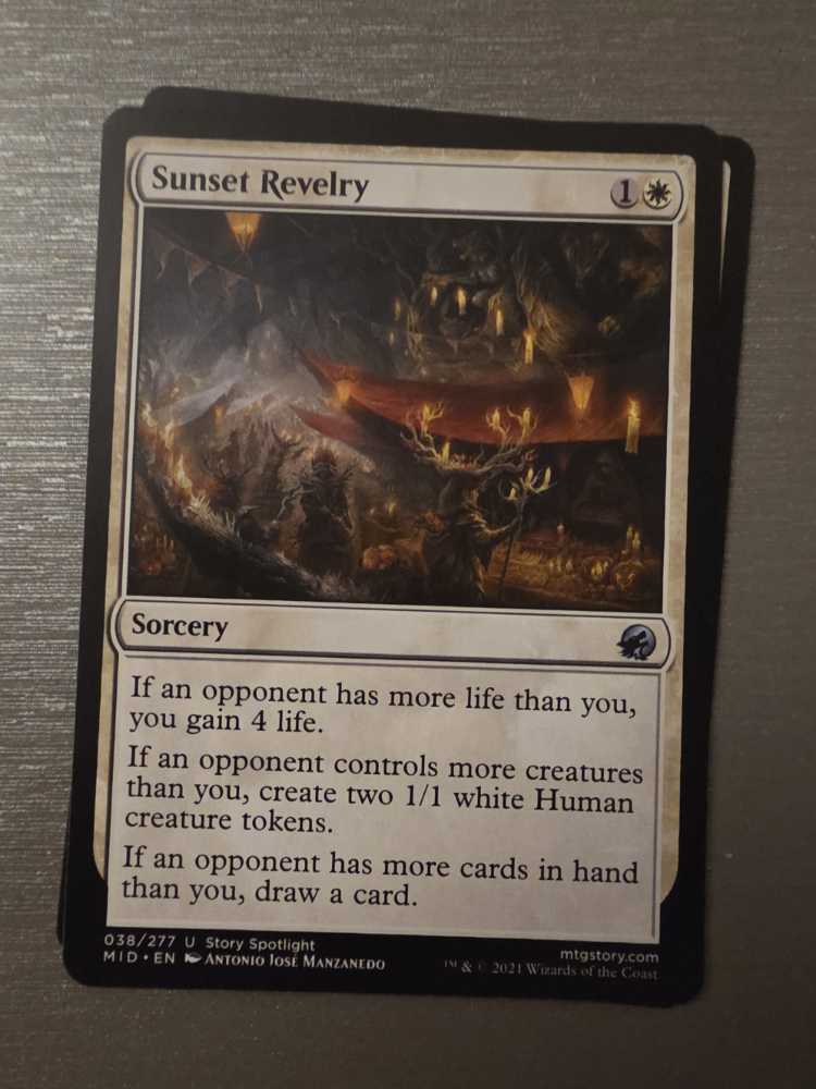 Sunset Revelry  magic card collectible - Main Image 2