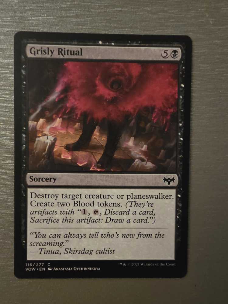 Grisly Ritual  magic card collectible - Main Image 2