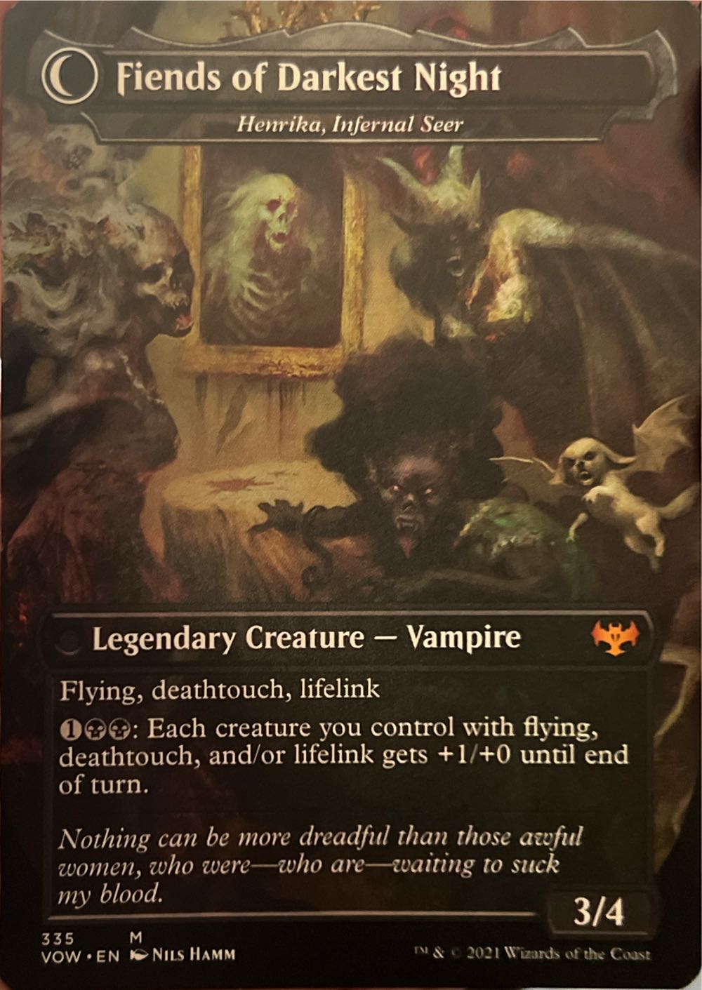 Henrika Domnathi // Henrika, Infernal Seer  magic card collectible - Main Image 2