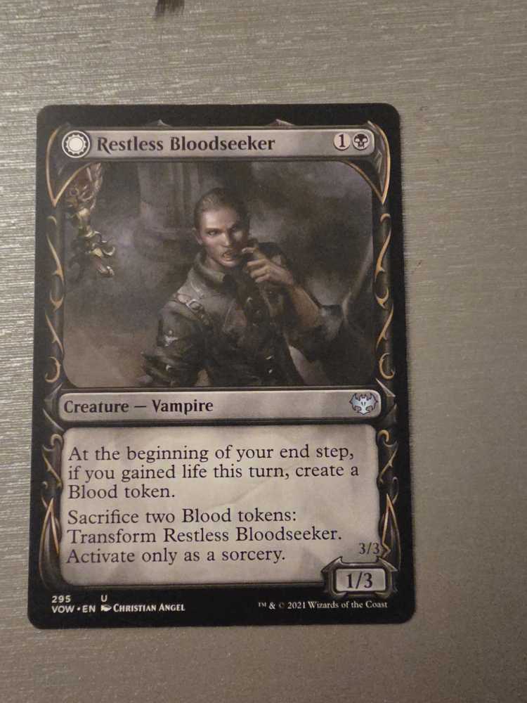 Restless Bloodseeker // Bloodsoaked Reveler  magic card collectible - Main Image 2