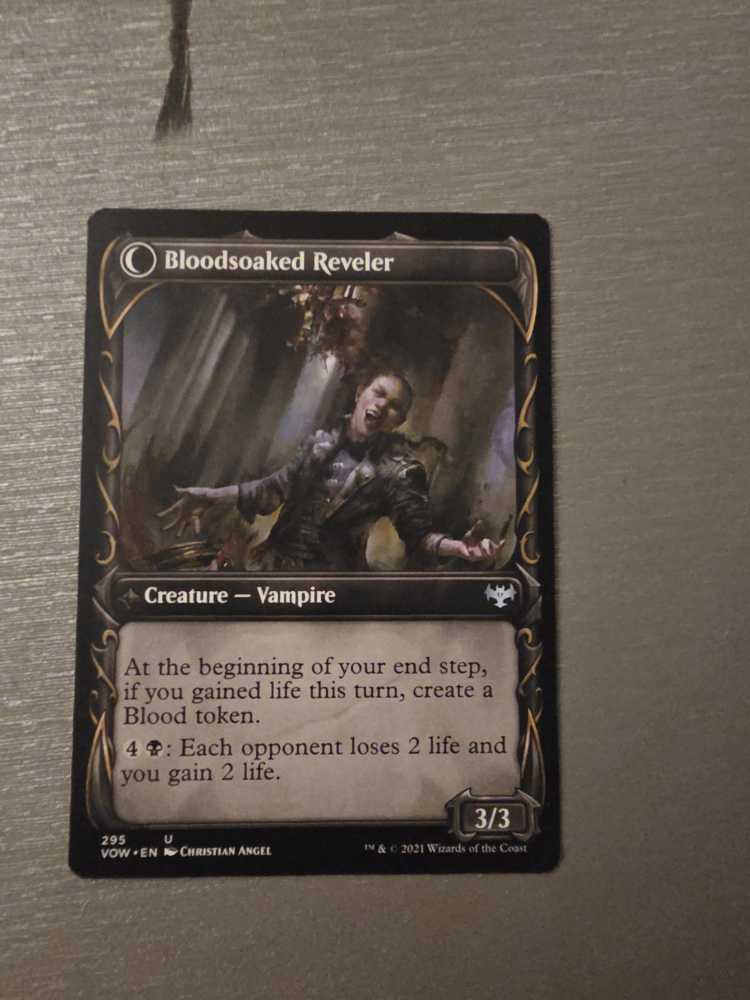 Restless Bloodseeker // Bloodsoaked Reveler  magic card collectible - Main Image 3