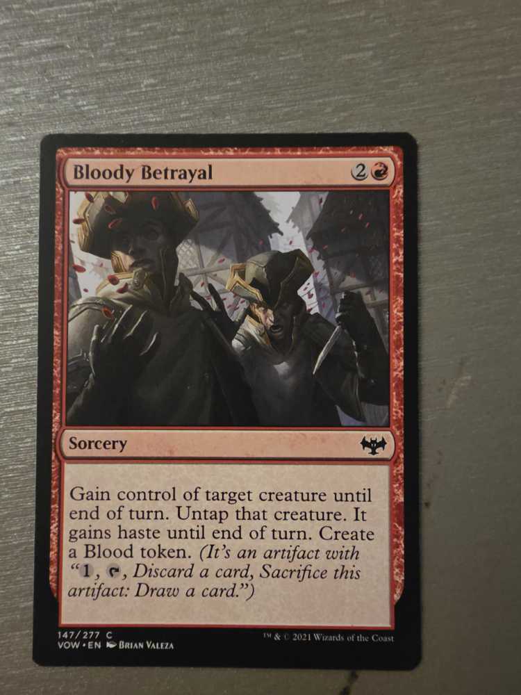 Bloody Betrayal  magic card collectible - Main Image 2
