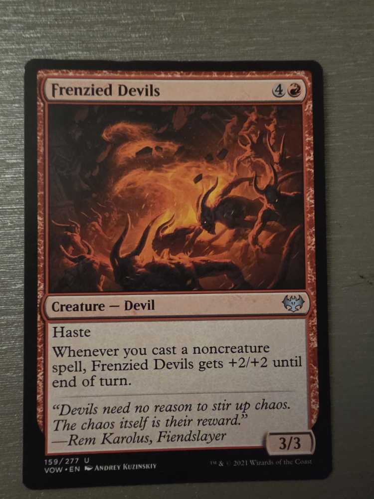 Frenzied Devils  magic card collectible - Main Image 2