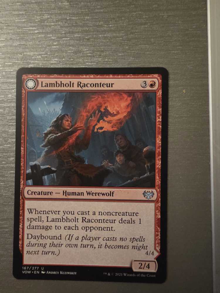 Lambholt Raconteur // Lambholt Ravager  magic card collectible - Main Image 2