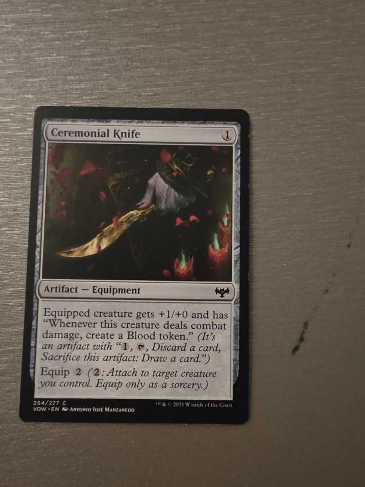 Ceremonial Knife  magic card collectible - Main Image 2