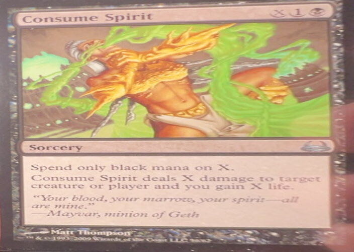 Consume Spirit  magic card collectible - Main Image 2
