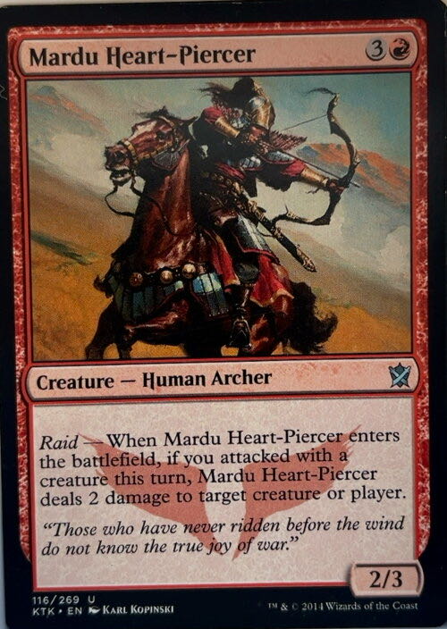 Mardu Heart-Piercer  magic card collectible - Main Image 3
