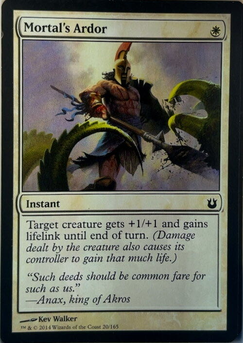 Mortal’s Ardor  magic card collectible - Main Image 3