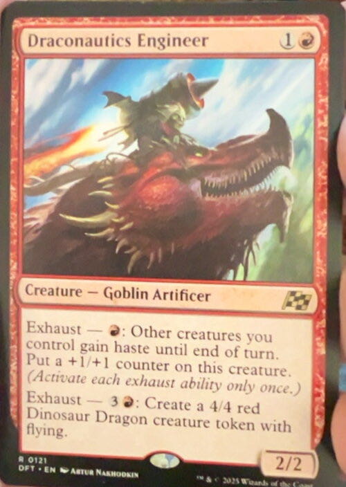 Draconautics Engineer  magic card collectible - Main Image 3
