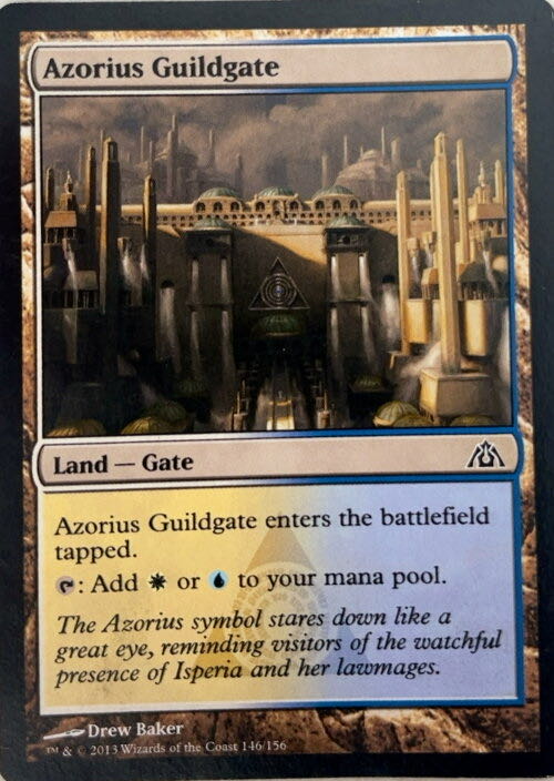 Azorius Guildgate  magic card collectible - Main Image 3