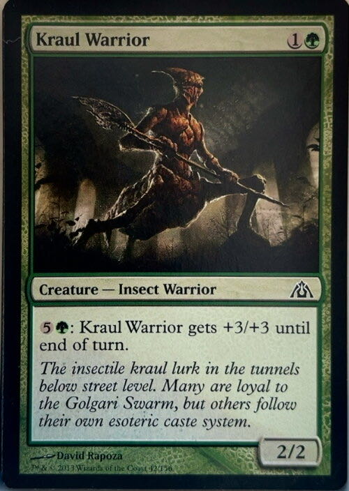 Kraul Warrior  magic card collectible - Main Image 2
