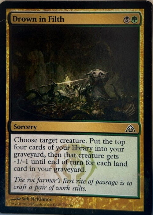 Drown in Filth  magic card collectible - Main Image 2