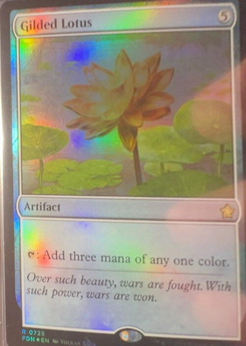 Gilded Lotus  magic card collectible - Main Image 2