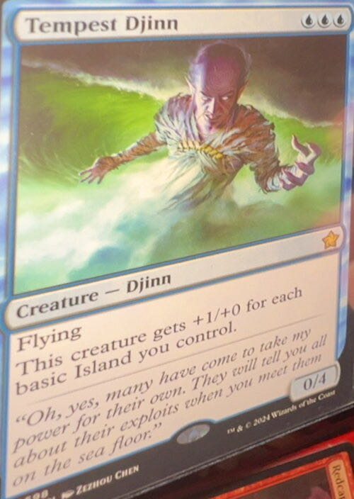 Tempest Djinn  magic card collectible - Main Image 2