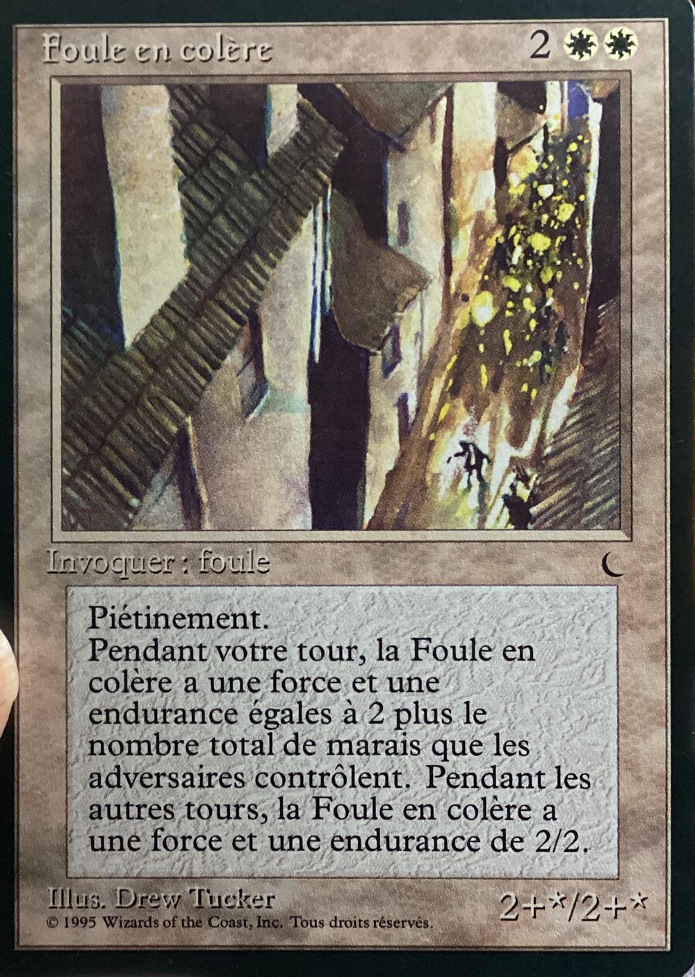 Angry Mob  magic card collectible - Main Image 2