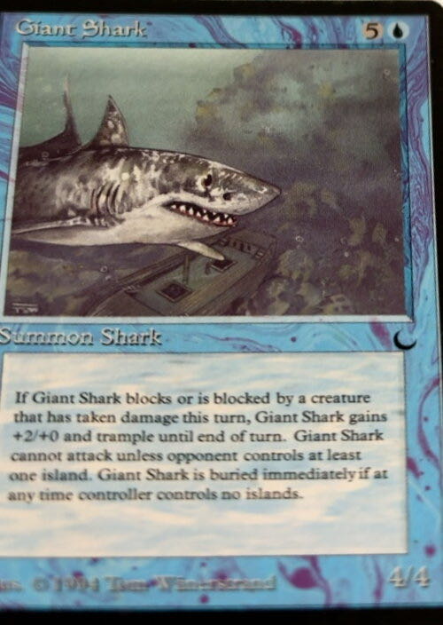 Giant Shark  magic card collectible - Main Image 3