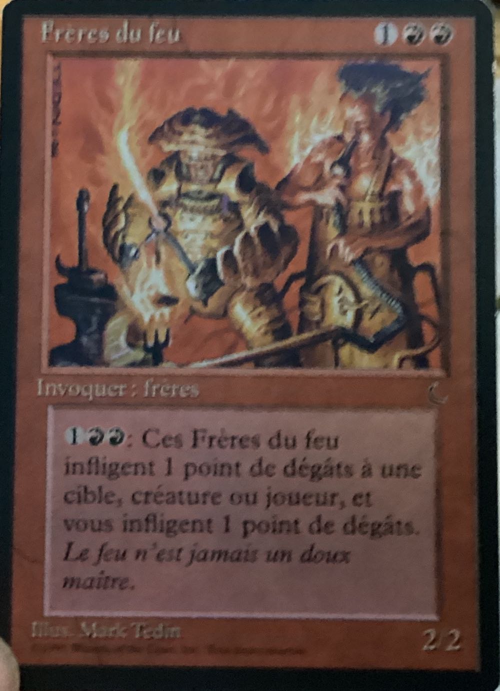 Brothers of Fire  magic card collectible - Main Image 2