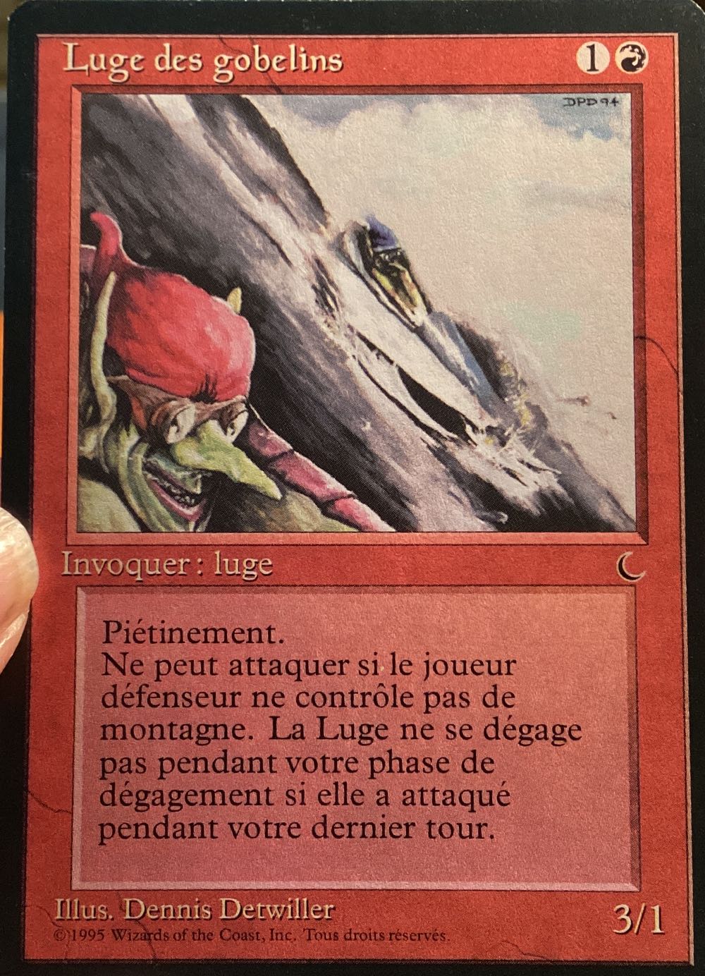 Goblin Rock Sled  magic card collectible - Main Image 2