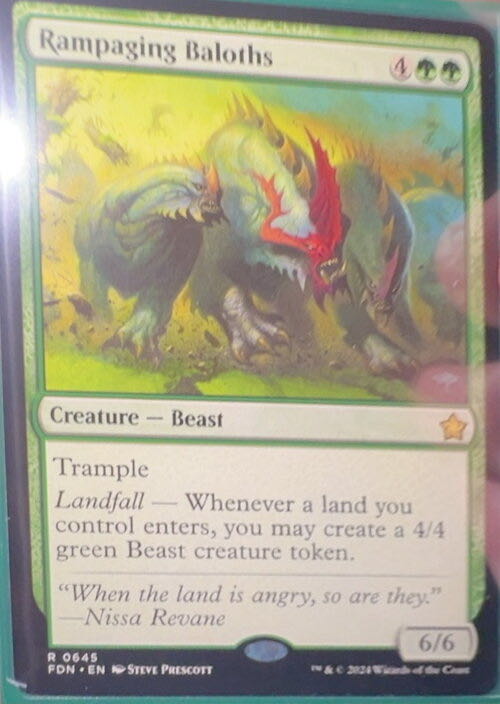 Rampaging Baloths  magic card collectible - Main Image 2