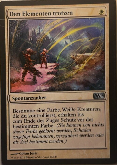 Brave the Elements  magic card collectible - Main Image 2