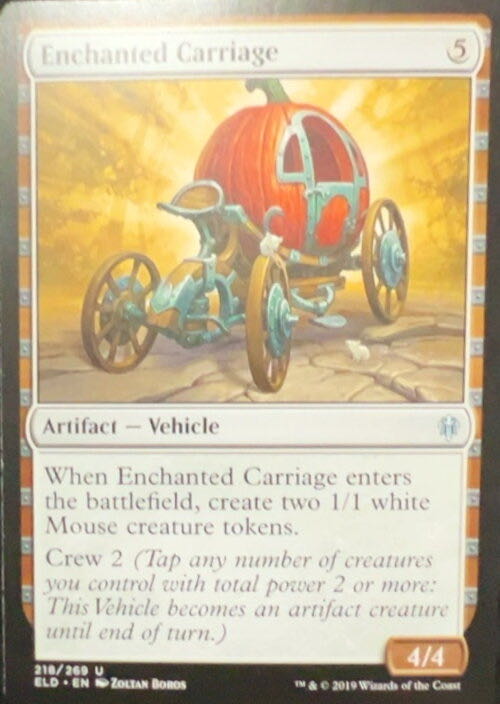 Enchanted Carriage  magic card collectible - Main Image 3