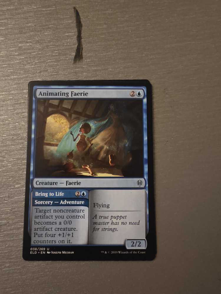 Animating Faerie // Bring to Life  magic card collectible - Main Image 2